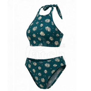 Ensemble de bikini pour femmes, nouvelle mode, maillot de bain deux pièces, bas en tissu extensible, confortable, pour la plage, les vacances, les stations balnéaires d'été - Product Image 3