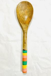 Cuillères en bois et en résine écologiques au meilleur design, ustensiles de cuisine naturels polis pour les cadeaux de fête à bas prix - Product Image 5