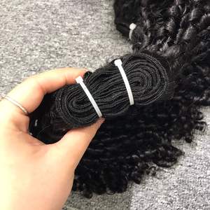 Extensiones de Cabello Humano Vietnamita 100% Virgen para Estilo Rizado Pixie para Mujeres Negras 100% Liso - Product Image 6