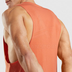 Meilleures ventes Débardeur de sport décontracté pour homme à séchage rapide Singlet musculaire avec logo personnalisé Produit d'entraînement - Product Image 5
