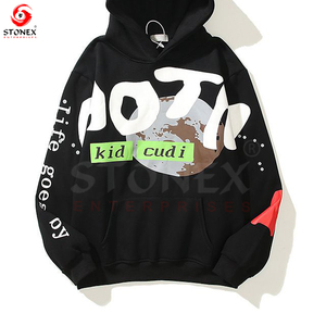 Sudaderas con capucha unisex de peso pesado estilo con capucha gruesa de lujo con técnicas de impresión de soplo para la temporada de otoño - Product Image 5