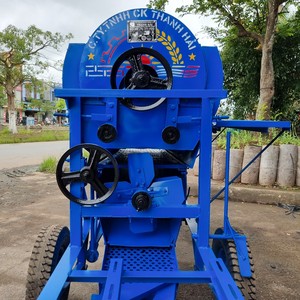 Trilladora de arroz de alta productividad de 1800 kg/h, equipo de trilla de arroz barato, núcleo de motor hecho en Vietnam a la venta - Product Image 5