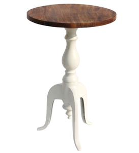 Mesa redonda exclusiva para sala de estar, mueble con chapado de latón Natural, mesa lateral decorativa para decoración de sala de estar - Product Image 3