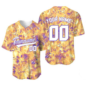 Maillots de baseball et de softball à sublimation personnalisée de la meilleure qualité Vêtements de sport de haute qualité en polyester souple vierge doux et confortable - Product Image 3
