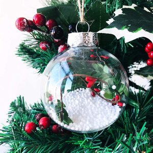 Bolas de Navidad para decoración de fiesta festiva, bola de cristal transparente de alta calidad, fabricación de la India, gran oferta - Product Image 2