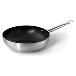 Wok de Aluminio Antiadherente con 1 mango (30cm) CUCINART Plata y Negro V681172WO30 - Product Image 1