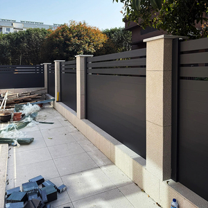 Ngoài trời mạ kẽm nhôm cột đơn giản kết hợp lắp ráp hàng rào bền lớn Manor sân sau vườn an ninh hàng rào riêng tư - Product Image 1