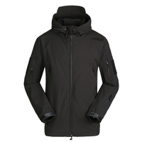 Veste tactique d'hiver pour homme, personnalisée, camouflage, col montant, fine, enduite, imperméable, séchage rapide, style urbain, réversible, pour la chasse