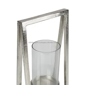 Modern Designer Candle Holder with Shiny Polished Finish Sides Use Gold Metal Available Made by Zahid Exports in India - Product Image 5