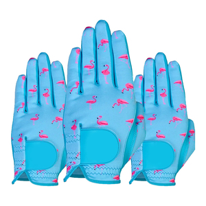 Gants de sport bleus et roses Flamingo, doux, respirants, à séchage rapide, légers, antidérapants, compatibles écran tactile, fermeture auto-agrippante - Product Image 2
