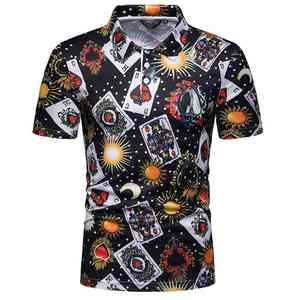 Camisetas de polo de hombre de poliéster 100% al por mayor camisetas de golf personalizadas con cuello regular informales transpirables de alta calidad - Product Image 1