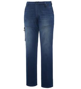 Pantalones de Trabajo de Mezclilla Premium [MARK] MK-683P, Tejido Elástico Resistente al Viento con Película de TPU, Diseño Multiusos con Movilidad Mejorada - Product Image 1