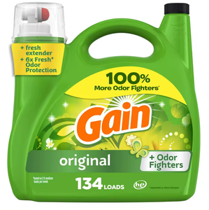 Avail Best Deal on Gain Laundry <b>Detergent</b> Original Scent 194 Fl oz 134 Loads HE Compatible Deep Clean for Apparel Bulk Purchase - Product Image 4
