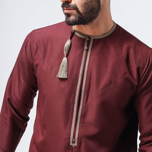 Best Selling <b>Kurta</b> Designs for <b>Men</b> Multicolor Arabic <b>Men</b> Thobe Jubba Design Online Shipping Light Weight OEM Service Low MOQ - Product Image 5