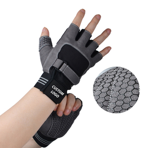 Nice Style Nouvelle Arrivée Noir Et Gris Couleur Eco Friendly Personnalisé Fait Nouveaux Gants D'haltérophilie PAR DES INDUSTRIES INCROYABLES - Product Image 4