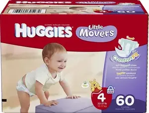 Couches Huggies taille 3, couches pour bébés Little Movers, taille 3 (7-13 kg), 156 couches (6 paquets de 26) - Product Image 6