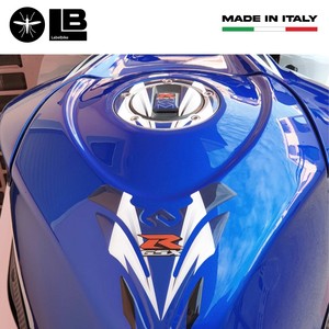 Kit Adesivi 3D in Resina su Misura Blu per Protezione Serbatoio Suzuki GSX-R, Logo Impermeabile per Decorazione - Product Image 2