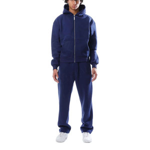 Ensemble pantalon de survêtement et sweat à capuche pour homme Pantalon surdimensionné à épaules tombantes Streetwear Survêtement pour homme Survêtement - Product Image 1