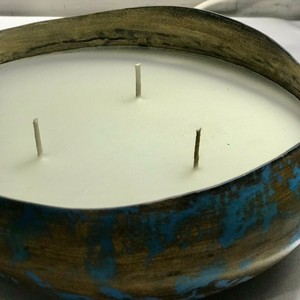 Mesa de Metal Dinig, bandeja de vela de cera de soja de alta calidad, decoración antigua del hogar, 5 bandejas de mecha - Product Image 6