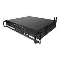 Système de sonorisation WiFi Bluetooth, mélangeur matriciel 6 canaux avec amplificateur et partage dynamique de la puissance