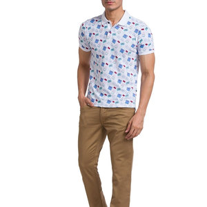 Team Builder Custom Digital Printed <b>Patchwork</b> Pattern Oxford Fabric 100% Cotton Short Sleeve for <b>Shirt</b> for Men Casual - Product Image 1