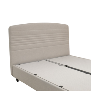 Base de lit rembourrée écologique, durable et confortable avec mécanisme de levage hydraulique et tête de lit personnalisable – Ensemble complet - Product Image 6