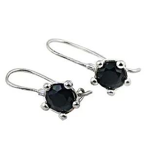 Pendientes de Plata 925 con Ónix Negro, Joyería Moderna para Mujer, para Compromiso o Regalo - Product Image 3