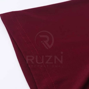 Camiseta de Cuello Redondo para Hombre, Corte Regular, Ecológica, de Secado Rápido, Tejido de Poliéster/Algodón Personalizado, Directo de Fábrica - Product Image 3