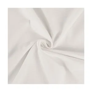 Vải Jersey Đơn Dệt Kim Cotton Nhuộm Màu Trơn 100% Gsm 40/1 Cotton 150 Chải Kỹ Nhỏ Gọn Màu Trắng Cho Trang Phục Và Vải