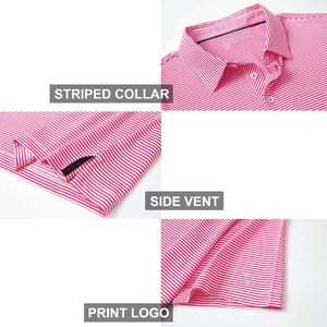 Polos informales de alta calidad OEM a precio de fábrica para hombre, Polo bordado transpirable de secado rápido a granel para Polo personalizado - Product Image 4