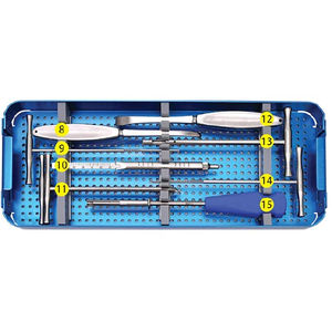 Juego de Instrumentos Ortopédicos para Fragmentos Pequeños, Herramientas de Fijación de Fracturas Óseas, Juego de Instrumentos de Placas y Tornillos para Fragmentos Pequeños - Product Image 3