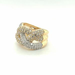 Anillo Redondo de Diamantes Naturales en Oro Real para Mujer, 2.59ct, para Fiesta - Product Image 3