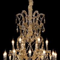 Lustre en cristal de luxe européen à la mode, luminaire en verre, art déco, designer, branche, pour villa, hall d'entrée, escalier