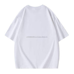 เสื้อยืดขนาดใหญ่สีทึบทรงหลวมสามารถสั่งทำได้จากโรงงาน - Product Image 3