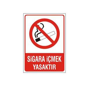 No Smoking PVC Sticker - Product Image 1