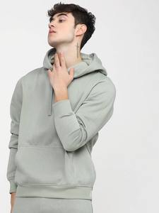 Sweat à capuche en coton surdimensionné pour hommes de haute qualité vêtements d'entraînement respirants avec logo personnalisable pour la course d'hiver - Product Image 5