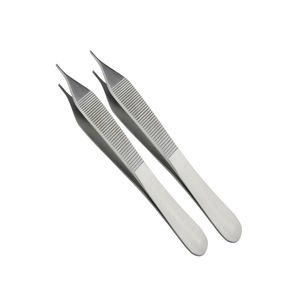 Adson Dressing <b>Pliers</b> <b>Set</b> High Quality Manual Surgical Instruments for Dental Use 2 Tweezers Custom Logo Mol Safety Standard - Product Image 1