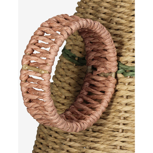 Jarrón con patas de ratán minimalista hecho a mano, urna de mimbre forjado artesanal para flores secas, decoración del hogar de Vietnam - Product Image 2