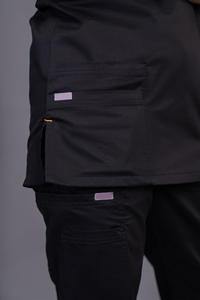 Mono Quirúrgico Personalizado con Logotipo, Cuello en V, Elástico en 4 Direcciones, para Hospital, Uniforme de Enfermería para Hombres y Mujeres, Poliéster y Spandex, Verano - Product Image 3