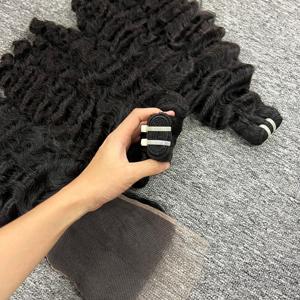 ผมบริสุทธิ์แบบ100% สำหรับชาวเวียดนามมีหลายสีผมดิบแบบเป็นลอนใหญ่ใหม่ล่าสุด - Product Image 4