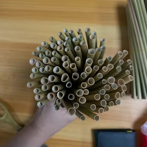 หลอดหญ้าทะเลธรรมชาติสำหรับการให้บริการอย่างยั่งยืนและการใช้ในอุตสาหกรรมเครื่องดื่ม - Product Image 1