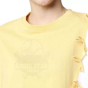 Gran oferta, camiseta de diferentes colores para mujer, camiseta ligera de algodón y poliéster para mujer en Moq bajo - Product Image 6