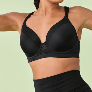 2024 MESS SPORTS Women's High for Full Cup Wired Sports Bra-Eco-Friendly Backless Crisscross Straps with Custom Logo - Product Image 3