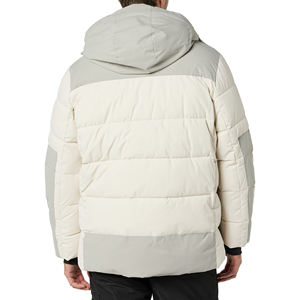 Chaqueta acolchada estampada OEM para hombre, chaqueta de invierno informal con logotipo personalizado para hombre con bolsillos y servicio OEM - Product Image 2