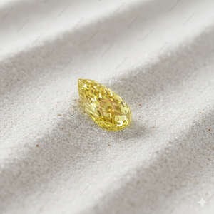 Diamante Briolette Cultivado en Laboratorio, Certificado IGI GIA, 5ct, Venta al por Mayor, Natural, HPHT CVD, Sintético, Suelto, Amarillo Fantasía, VVS - Product Image 4