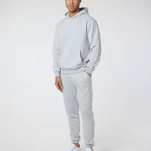 Ensemble survêtement homme personnalisé avec veste et pantalon en tissu épais, services de personnalisation du logo - Product Image 5