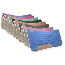 Best Quality Customized Design Hand Quilted Horse Western Saddle <b>Pad</b> with Polycotton Lining <b>Foam</b> Filling Dressage Jumping Style - Product Image 5