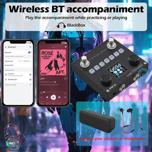 Pédales de guitare Black Box M-VAVE Pédale d'effet combinée Support de batterie intégré Chargement IR ANN - Product Image 6