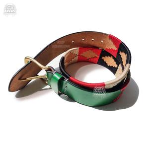 Nuevo diseñador personalizado Polo cinturón argentino piel de vaca pura Acero de cuero genuino para venta al por mayor personalizado - Product Image 5