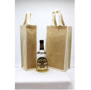 Wholesale Best Selling Jute Wine <b>Bag</b> Jute Gift <b>Bag</b> <b>Burlap</b> Custom Jute Tote <b>Bag</b> for Anniversaries Wedding Engagement Shopping - Product Image 6